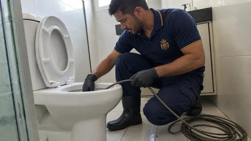 Desentupimento de vaso sanitário